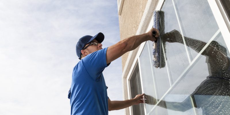 choosing professional commercial window washing